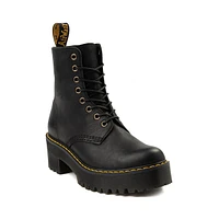 Botte Dr. Martens Shriver Hi à 8 œillets pour femmes - Noire