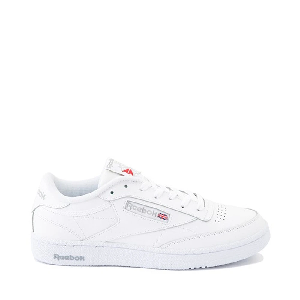 Chaussure athlétique Reebok Club C 85 pour hommes - Blanche / Gris pâle