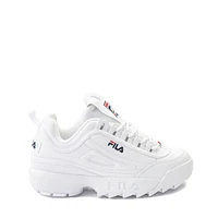 Fila Disruptor 2 Athletic Shoe - Big Kid White / Navy Red