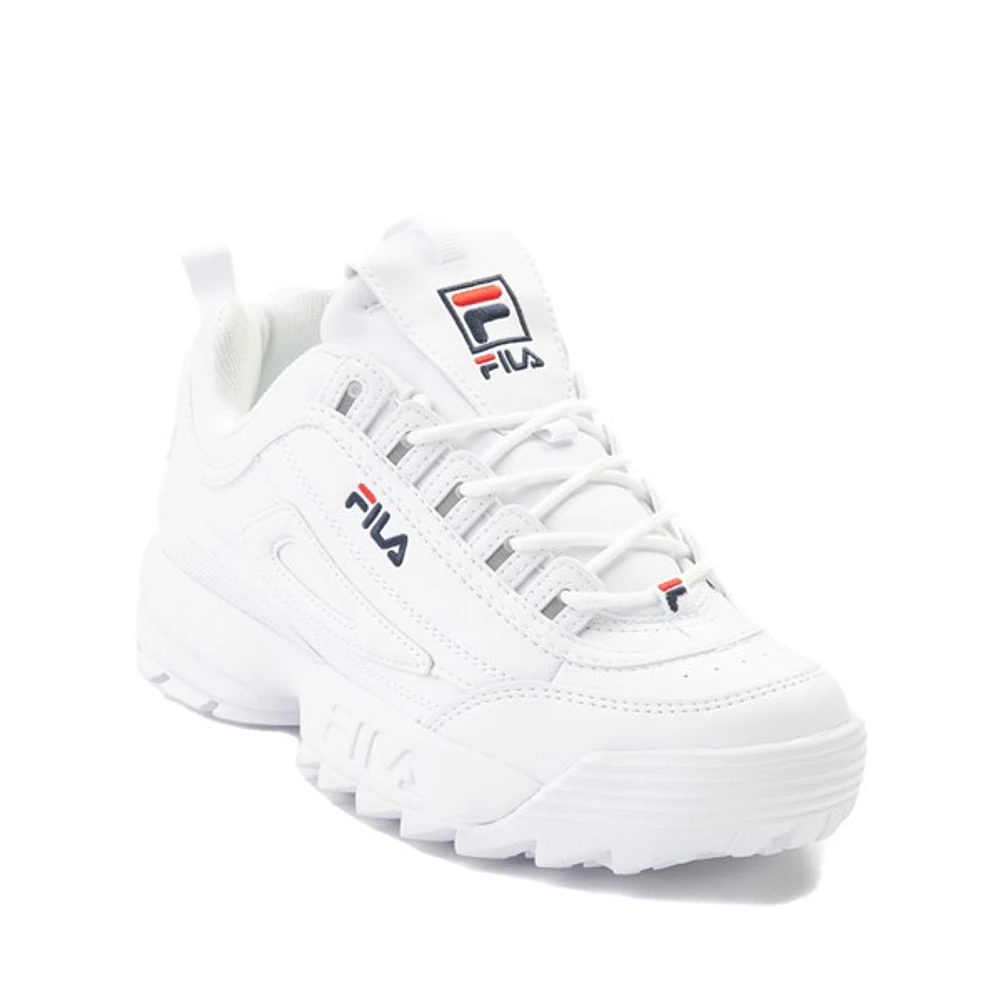 Chaussure athlétique Fila Disruptor 2 - Junior Blanche / Bleu Rouge