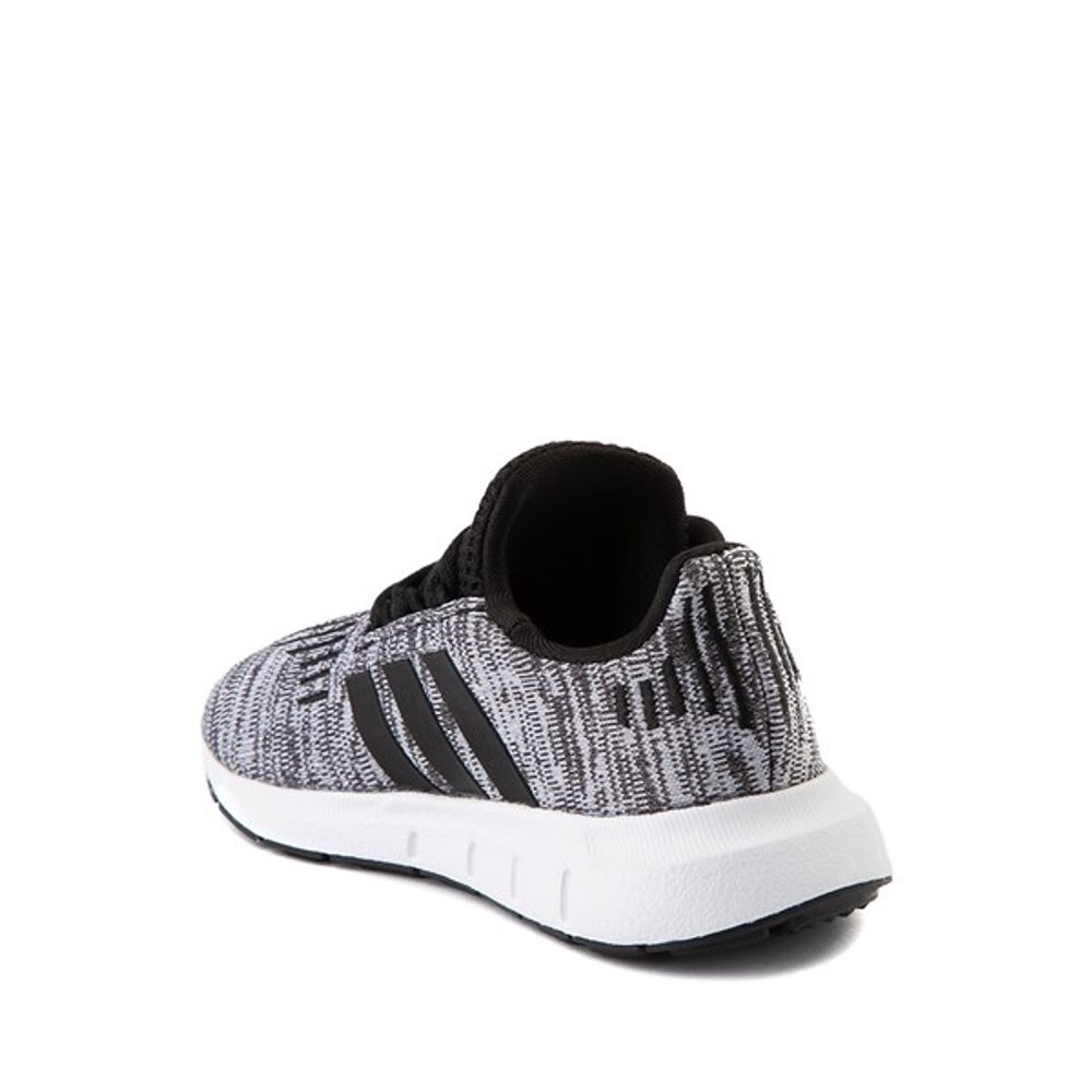 adidas Swift Run Athletic Shoe - Baby / Toddler Grey Black