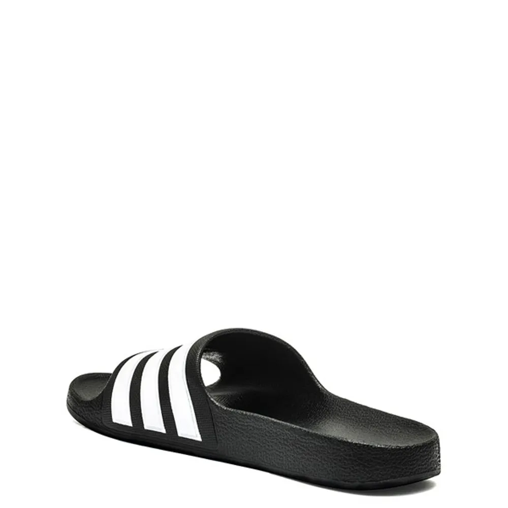adidas Adilette Shower Slide Sandal - Little Kid / Big Black White