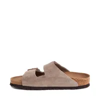 Womens Birkenstock Arizona Soft Footbed Slide Sandal - Stone