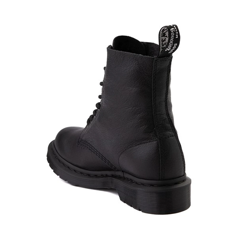 Botte Dr. Martens Pascal à 8œillets pour femmes - Noire monochrome