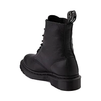 Botte Dr. Martens Pascal à 8œillets pour femmes - Noire monochrome