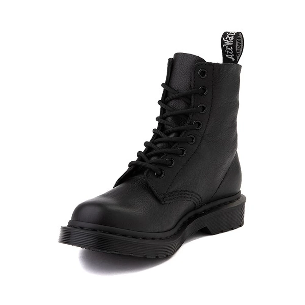 Botte Dr. Martens Pascal à 8œillets pour femmes - Noire monochrome