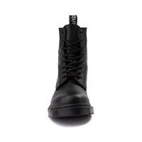 Botte Dr. Martens Pascal à 8œillets pour femmes - Noire monochrome