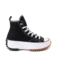 Converse Run Star Hike Platform Sneaker - Black / White Gum