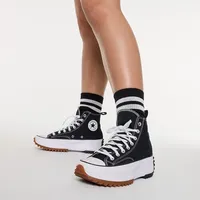 Converse Run Star Hike Platform Sneaker - Black / White Gum