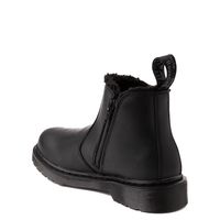 Dr. Martens 2976 Faux Fur-Lined Chelsea Boot - Little Kid / Big Black