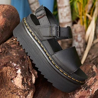 Womens Dr. Martens Voss Quad Platform Sandal - Black