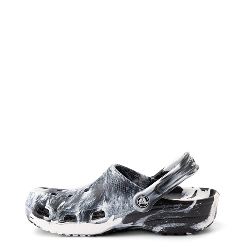 Crocs Classic Clog - Marbled Black / White