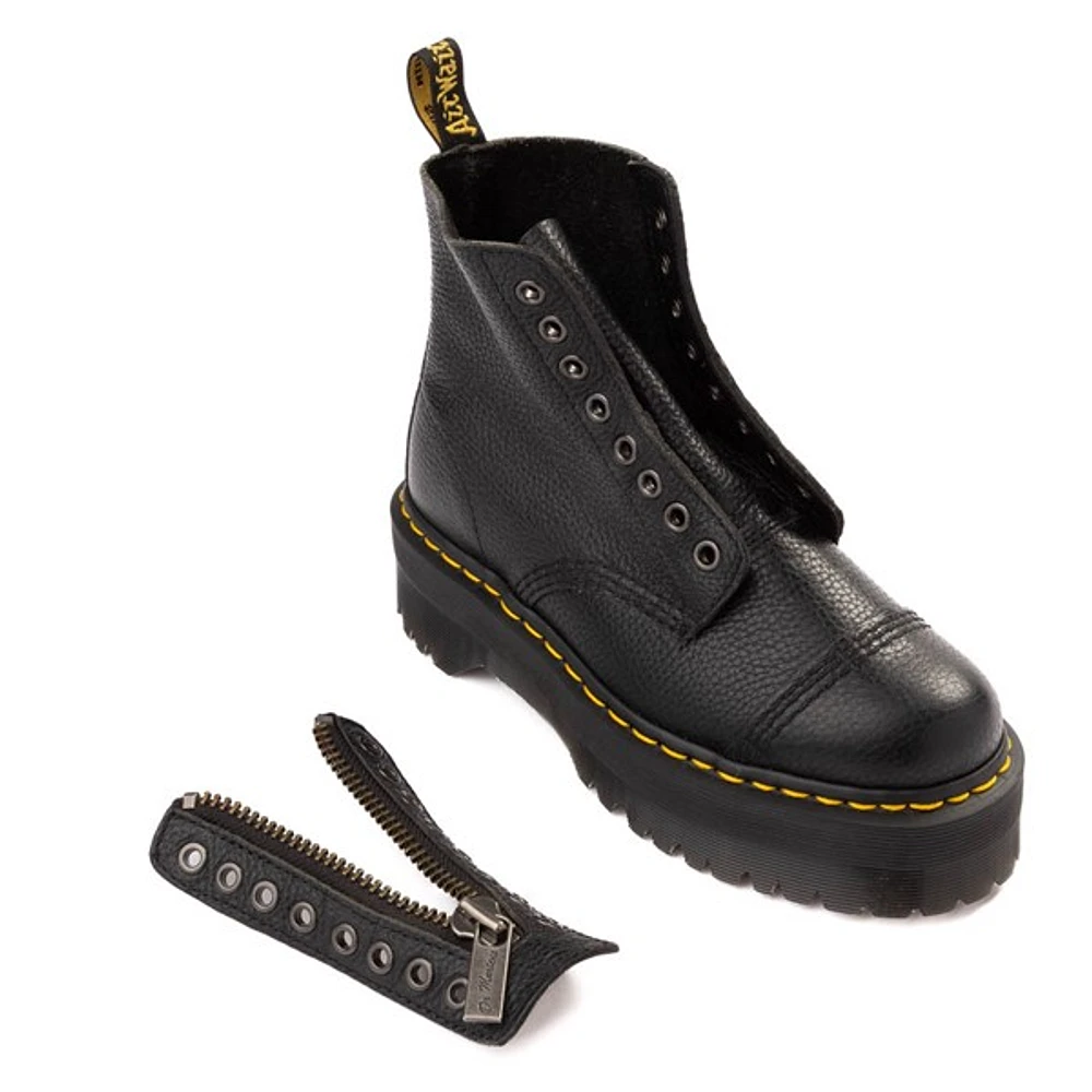 Botte à plateforme Dr. Martens Sinclair pour femmes - Noire