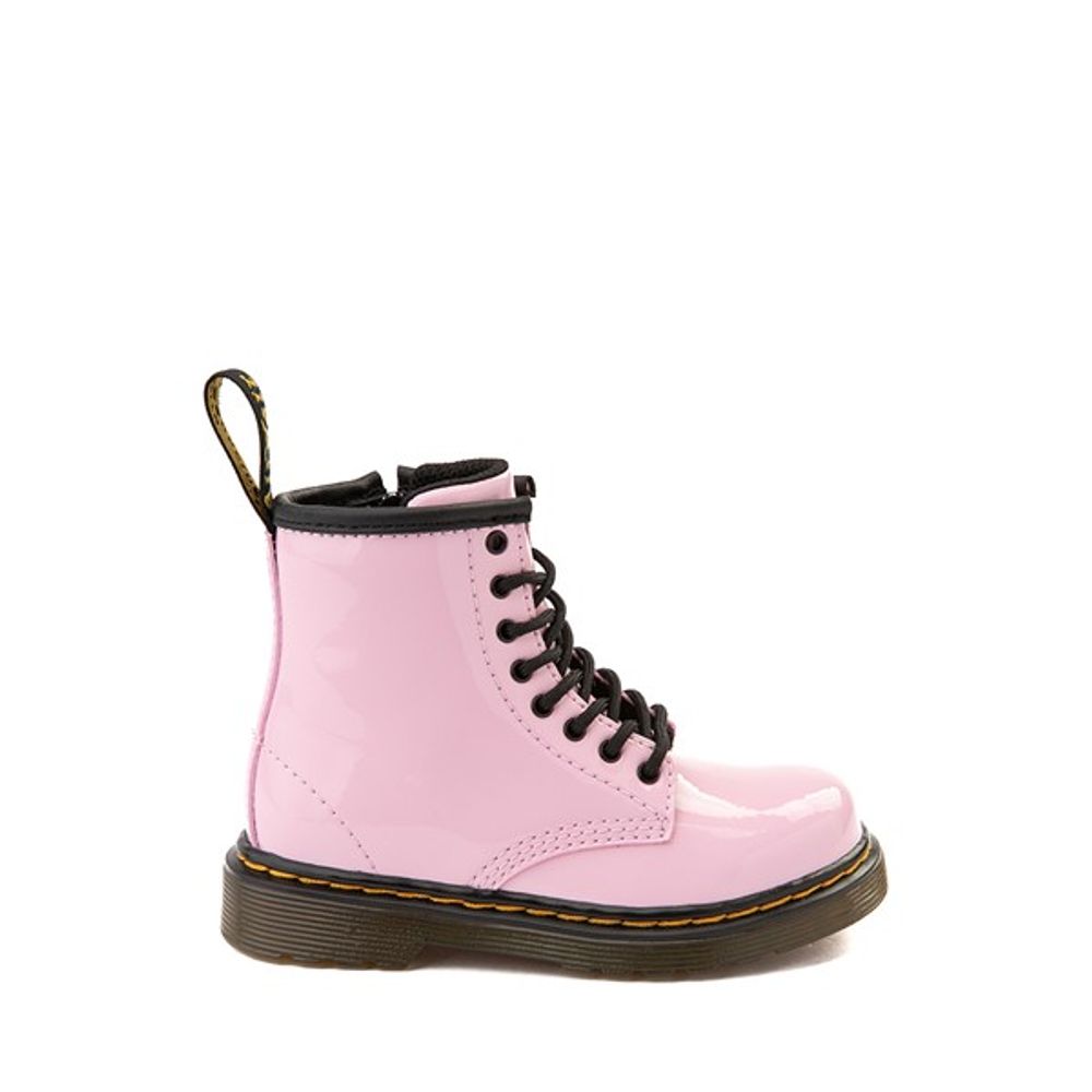 Dr. Martens 1460 8-Eye Patent Boot - Toddler Pale Pink