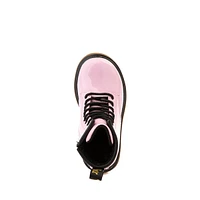 Botte vernie Dr. Martens 1460 à 8 œillets - Tout-petits Rose pâle