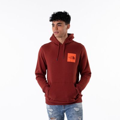 Mens The North Face Fine Hoodie - Brick