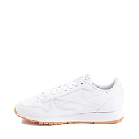 Chaussure athlétique Reebok Classic en cuir pour femmes - Blanche / Gomme