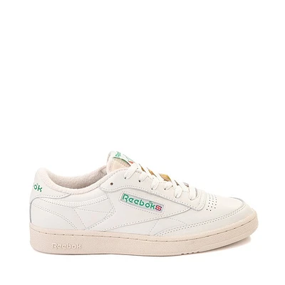 Chaussure athlétique Reebok Club C Vintage 85 pour hommes - Craie / Blanc cassé Verte