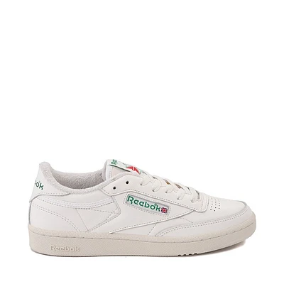 Chaussure athlétique Reebok Club C Vintage 85 pour femmes - Blanc cassé / Beige Verte