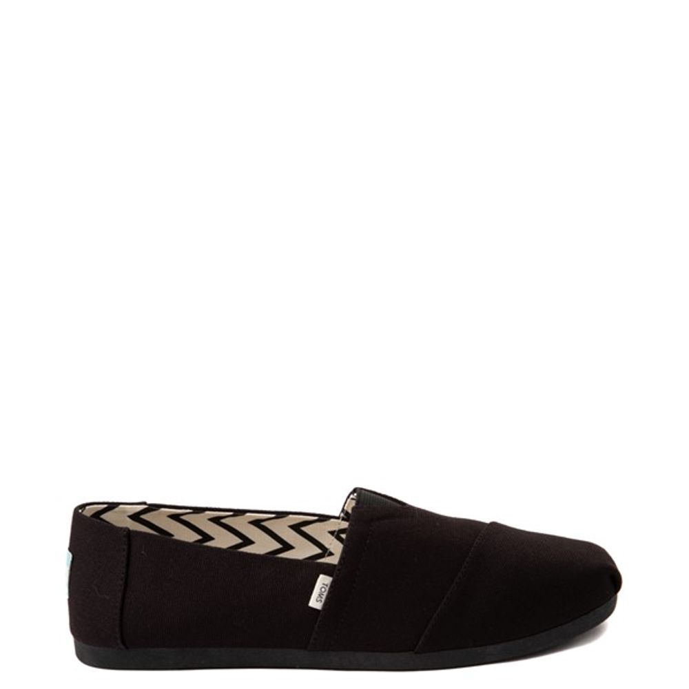 Mens TOMS Alpargata Slip-On Casual Shoe - Black