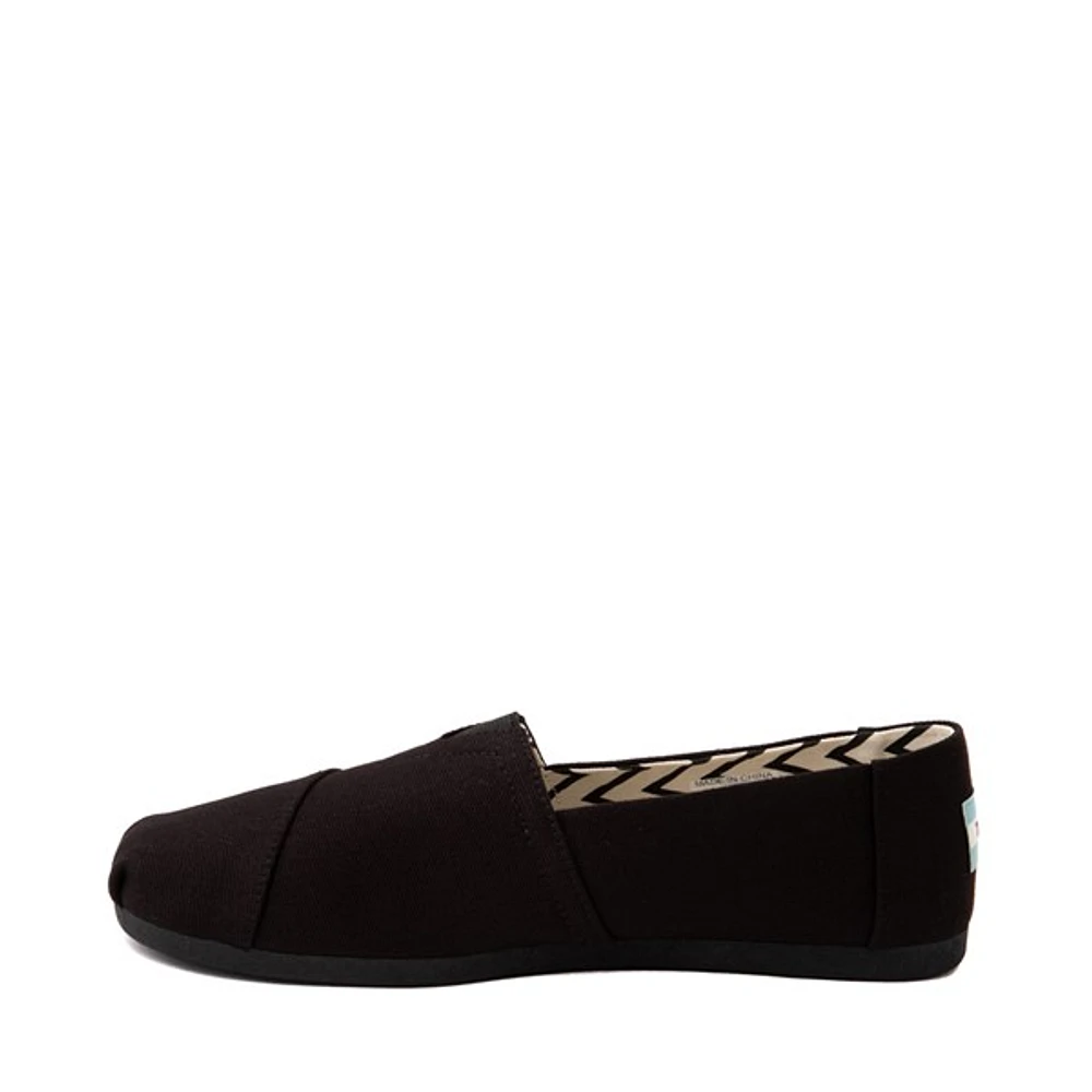 Mens TOMS Alpargata Slip-On Casual Shoe - Black