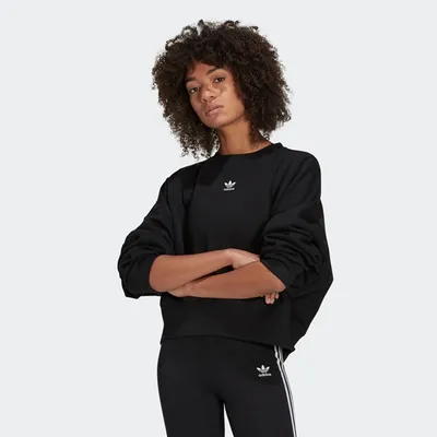 Womens adidas Adicolor Essentials Sweatshirt - Black