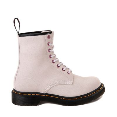 Womens Dr. Martens 1460 8-Eye Bejeweled Boot - White