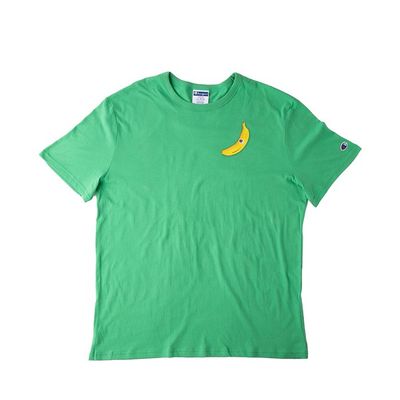 Mens Champion Banana Tee - Green