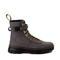 Dr. Martens Combs Tech Faux Fur-Lined Boot - Gunmetal