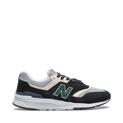 Mens New Balance 997H Athletic Shoe - Black / Green Gray