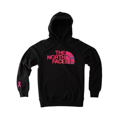 Womens The North Face Printed Novelty Fill Hoodie - Black / Mr. Pink