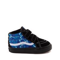 Vans Sk8-Mid Reissue V Skate Shoe - Baby / Toddler Black Lightning