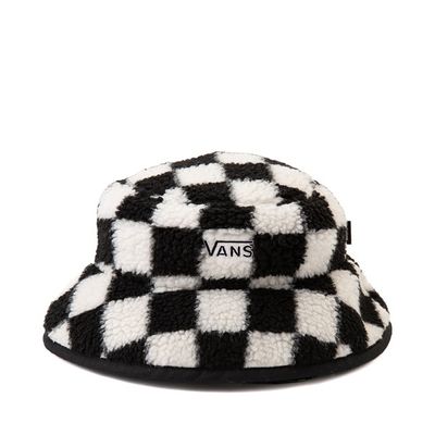 Vans Winterest Checkerboard Bucket Hat - Black / White