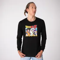 Mens Dragon Ball Z Long Sleeve Tee - Black