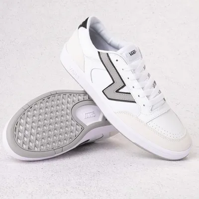 Vans Lowland ComfyCush® Skate Shoe - True White / Drizzle Grey