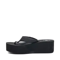 Womens Reef Sandy Platform Sandal - Black