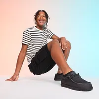 Mens Hey Dude Wally Sox Micro Casual Shoe - Total Black