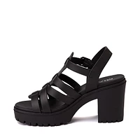 Womens MIA Tira Platform Sandal - Black