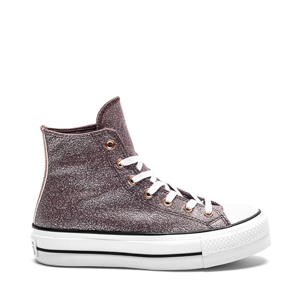 Womens Converse Chuck Taylor All Star Hi Lift Sneaker - Dark Wine / Copper