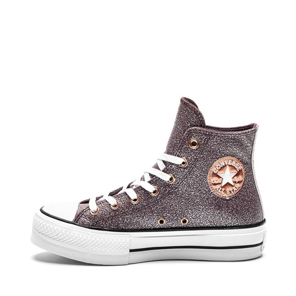 Womens Converse Chuck Taylor All Star Hi Lift Sneaker - Dark Wine / Copper