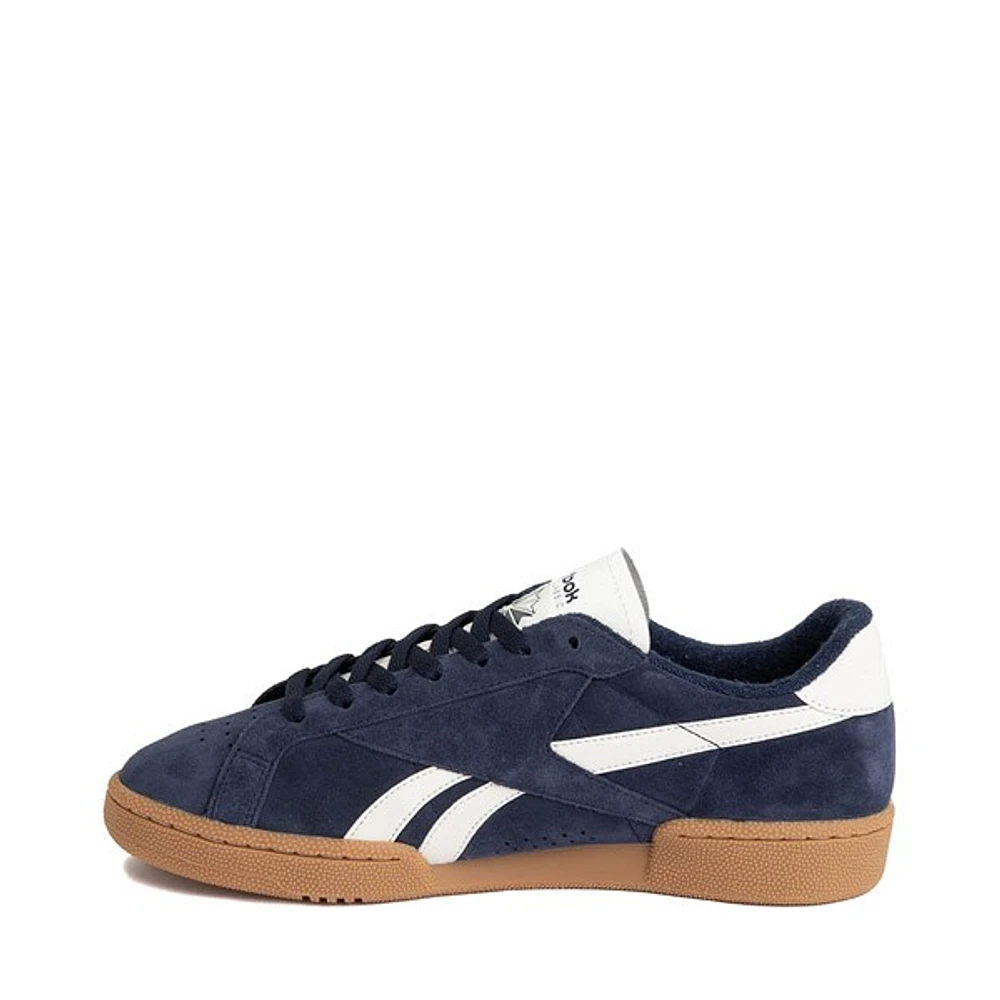 Mens Reebok Club C Grounds UK Athletic Shoe - Navy / White Gum