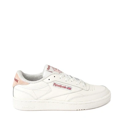 Chaussure athlétique Reebok Club C 85 pour femmes - Craie / Rose