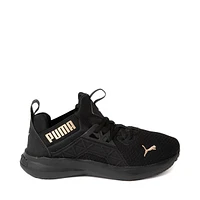 Chaussure athlétique PUMA Softride Enzo NXT pour femmes - Noire / Dorée