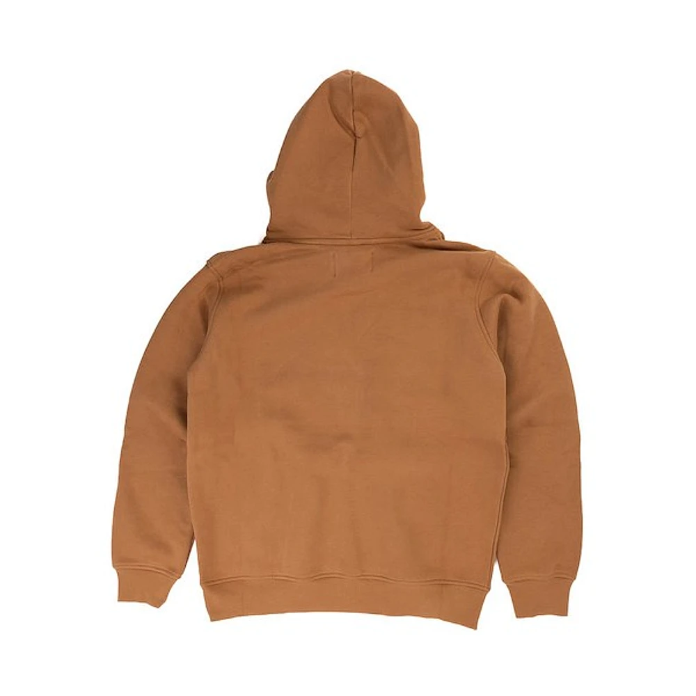 Chandail à capuchon UGG® Rey UGGfluff™ Logo pour femmes - Marron / Blanc cassé