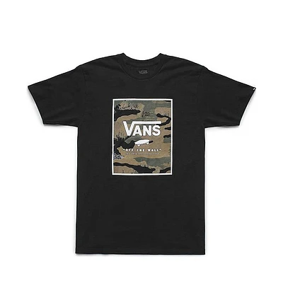 Mens Vans Print Box Tee - Black / Camo