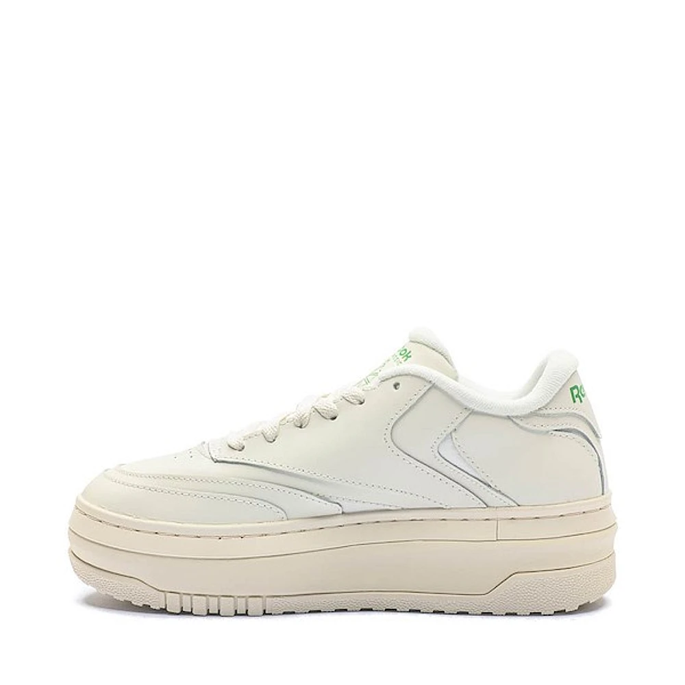 Chaussure athlétique Reebok Club C Extra pour femmes - Craie / Verte