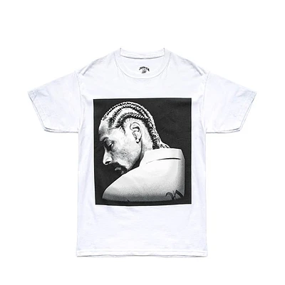 T-shirt Snoop Dogg Cornrow - Blanc