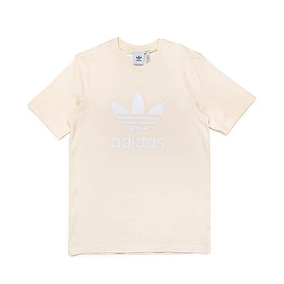 T-shirt adidas Adicolor Trefoil pour hommes - Blanc crème