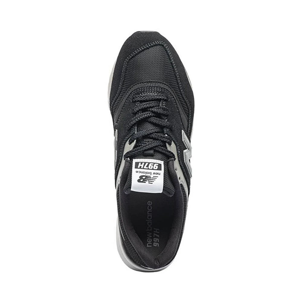 Chaussure athlétique New Balance 997H pour hommes - Noir / Gris Argenté