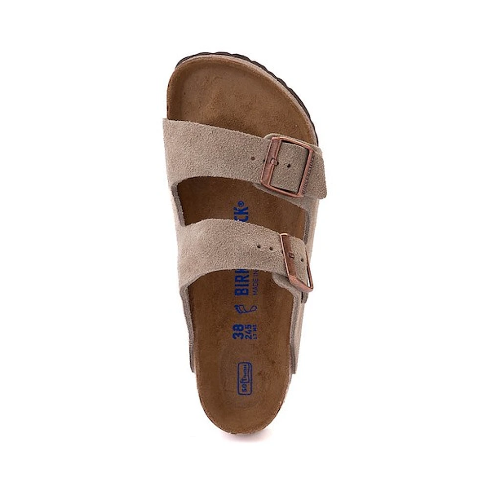 Sandale Birkenstock Arizona Soft Footbed pour hommes - Taupe